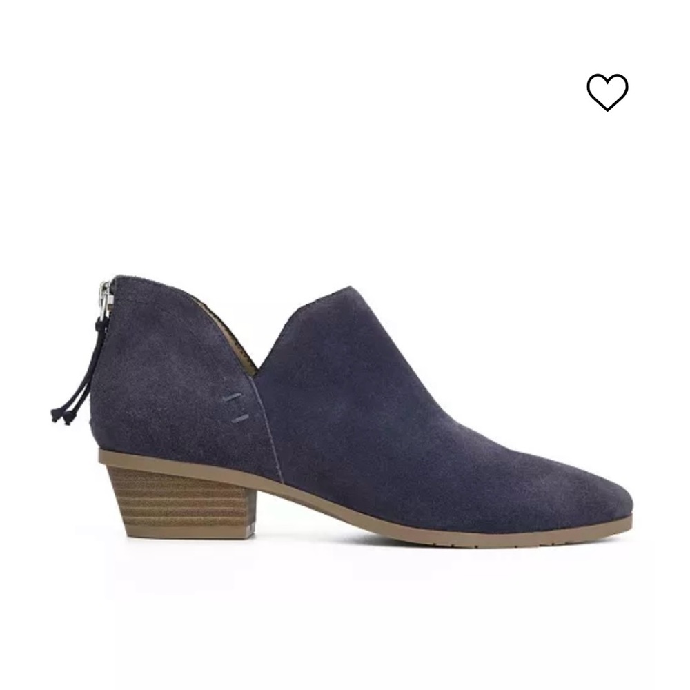 Kenneth Cole Reaction - Women's Side Way Booties - Size 7 - Navy Suede
